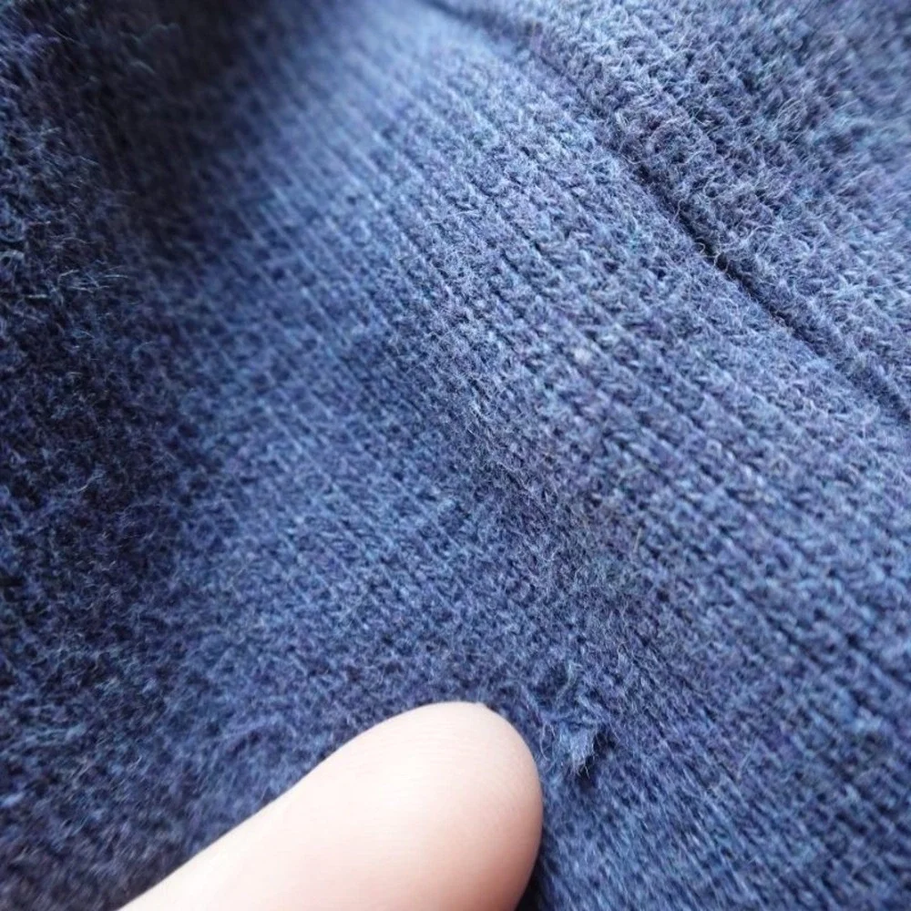 VTG Polo Ralph‎ Lauren Sweater Mens 2XL Blue 1/4 Zip Pullover Knit Pony Preppy